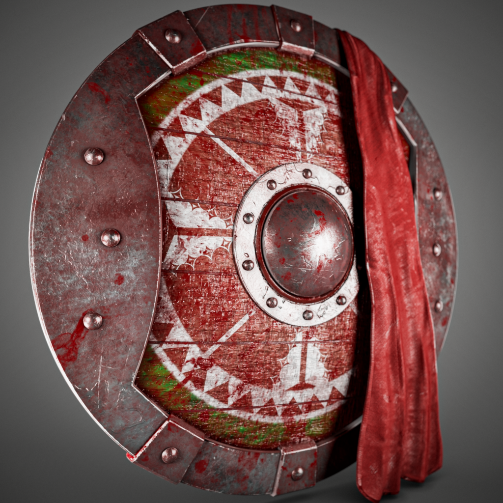 3D Viking Shield